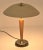Rare swedish grace period brass and oakwood table lamp by böhlmarks, late 1920´s. The lamp is in very nice original...