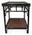 Vintage Bamboo Two Tier Drinks Side Table For Sale
