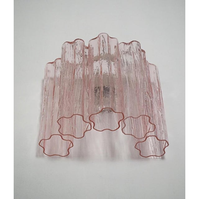 Pink Tronchi Sconces in Murano, 1990, Set of 4 For Sale - Image 13 of 15