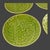 Contemporary Late 20th Century Monterey Tropical Green Monstera Leaf Dinner Serving Plates - Set of 4 For Sale - Image 3 of 9