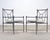 Wood Set of Four Rh Catalina Aluminum Patio Garden Dining Armchairs For Sale - Image 7 of 18