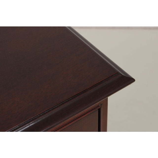 Brown Kindel Mahogany Block Front Goddard Chest For Sale - Image 8 of 16