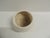 MCM Beige Round Glazed Art Pottery Vase #3 Cachepot or planter Size: 7.5"D x 4.5"H