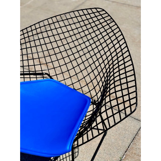 Mid-Century Modern Vintage Attributed Harry Bertoia Knoll Small Diamond Chair For Sale - Image 3 of 5