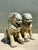 Mid 20th Century Vintage Monumental Bronze Foo Lions - A Pair For Sale - Image 5 of 12