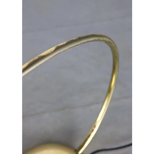 Vintage Golden Arc Table Lamp from Meblo, 1980s For Sale - Image 12 of 18