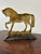 Antique English Brass Horse Door Stop For Sale - Image 4 of 6