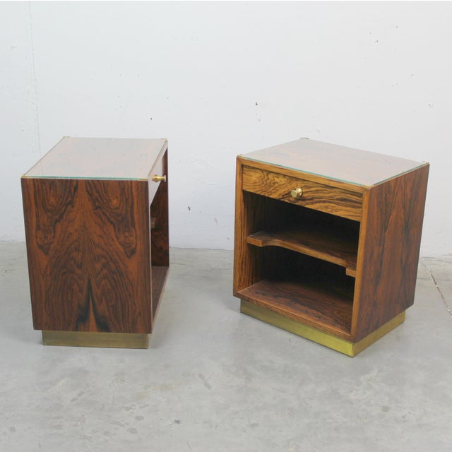 Vintage Italian Bedside Tables, 1960s, Set of 2 For Sale - Image 6 of 8