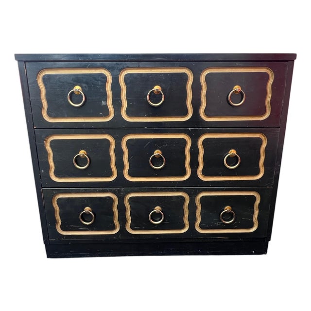 Mid 20th Century Dorothy Draper Style Dresser Chest For Sale