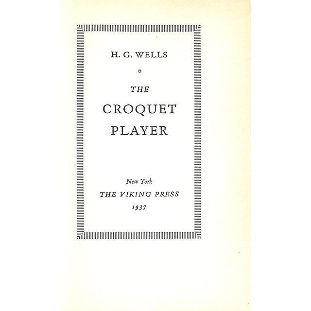 "The Croquet Player" 1937 Wells, h.g. For Sale - Image 4 of 5