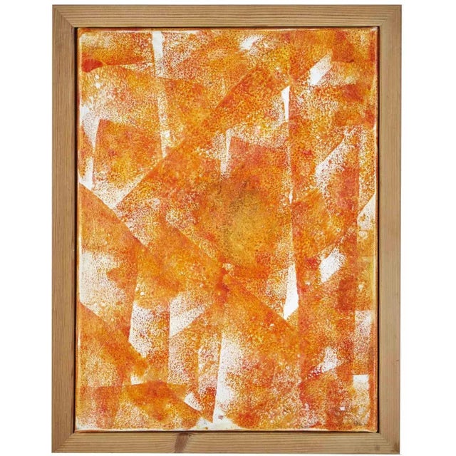 Frida & Raul, Pyramid Chromatic Tone Indica, Original Acrylic Painting, 2020 For Sale - Image 4 of 4