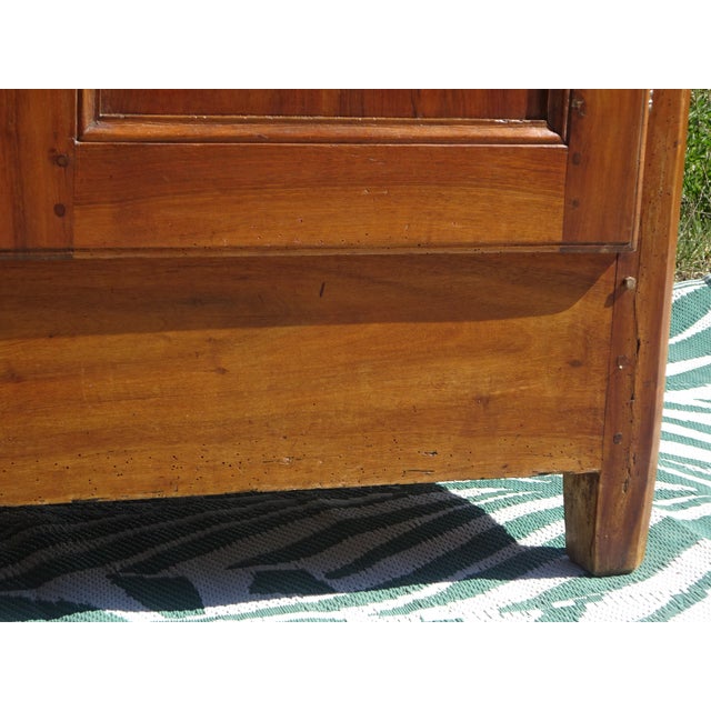 Louis Philippe Wardrobe in Light Walnut For Sale - Image 12 of 18