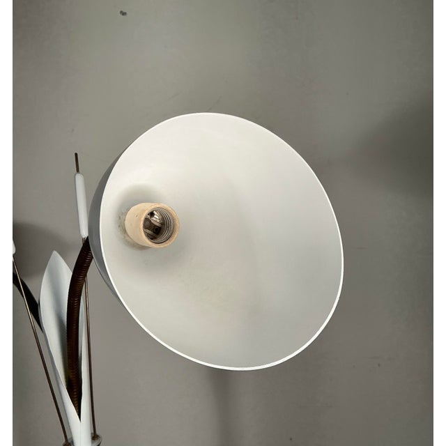 Classic Mid-Century Modern "Cattail" Gooseneck Floor Lamp Atomic-Era, Circa 50s 60s For Sale - Image 10 of 12