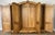 Vintage Louis XVI French Oak Four Door Carved Armoire For Sale - Image 10 of 11