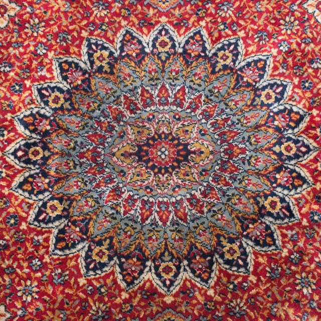 Large Vintage Rug in Wool, 1960s For Sale - Image 4 of 7