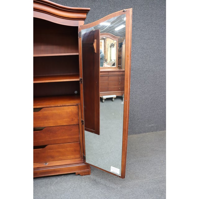 Thomasville Impressions Cherry Armoire / Wardrobe For Sale - Image 12 of 13