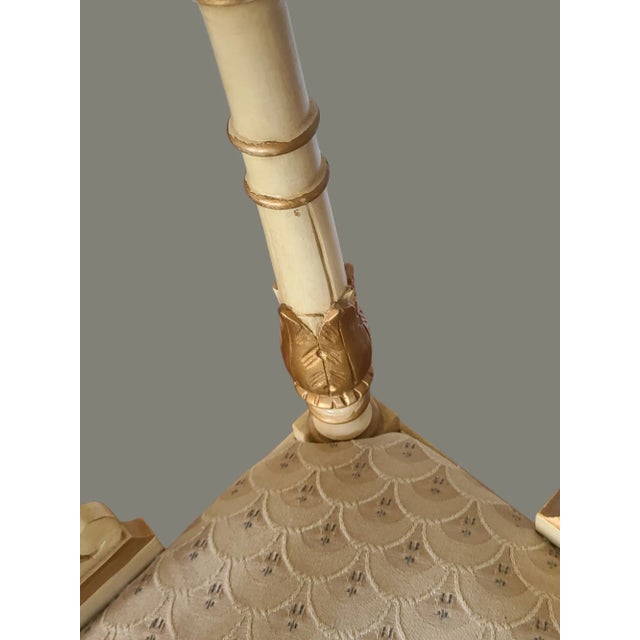 Antique Italian Renascence Arm Corner Chair Carved Figural Dragon Painted For Sale - Image 15 of 18