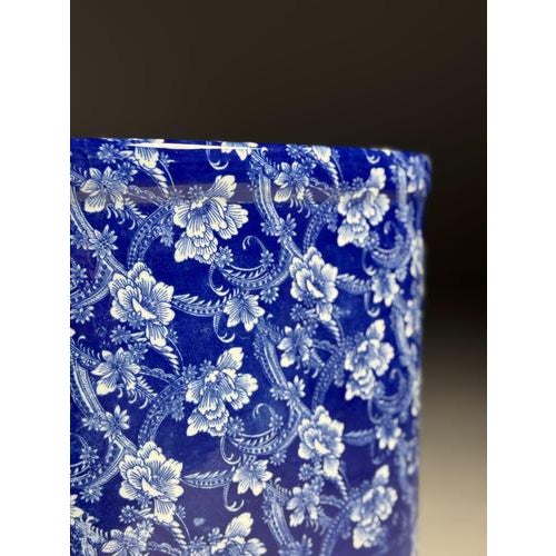 Blue Vintage Blue Umbrella Stand For Sale - Image 8 of 12