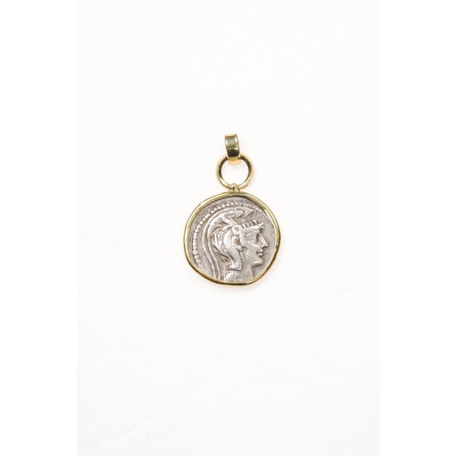 A New Style Tetradrachm Pendant W/18k Trim For Sale - Image 11 of 13