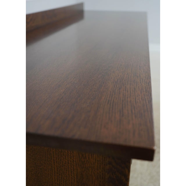 Wood Stickley Mission Oak 9 Drawer Dresser For Sale - Image 7 of 18