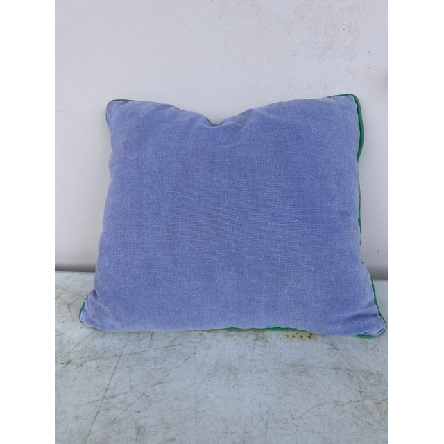 Boho Chic Vintage Lavender Purple Pillow For Sale - Image 3 of 4