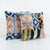 This beautiful 19'' x 20'' Silk Ikat Velvet pillow cover set was made from authentic Uzbek handwoven silk velvet. The...