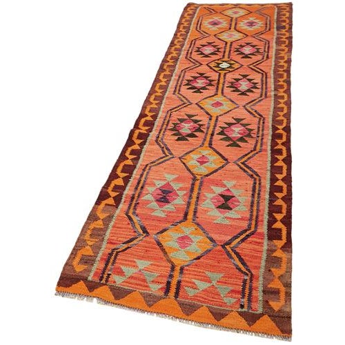 Vintage Kilim Runner Rug For Sale - Image 3 of 6
