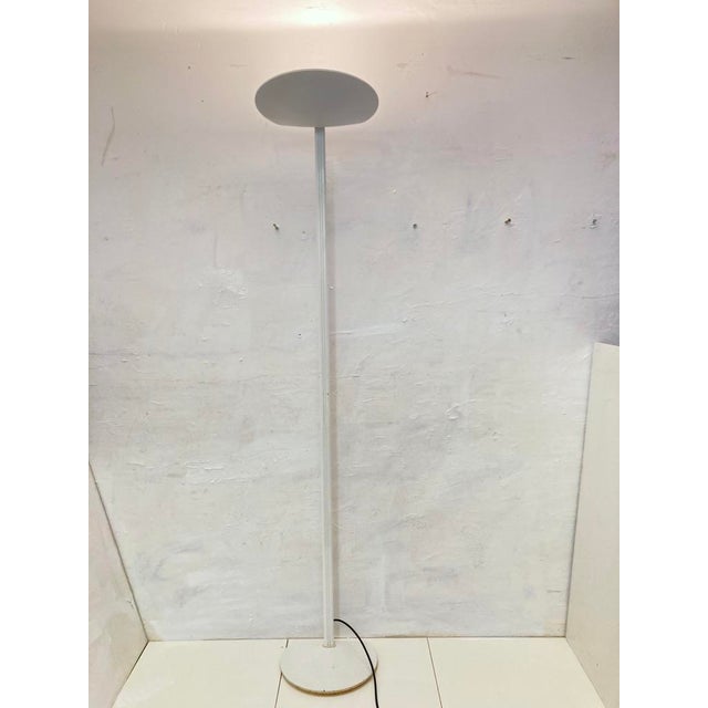 White Modina Halogen Floor Lamp by Kurt Hesse for Paf Studio, 1980s For Sale - Image 8 of 18