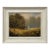 Serene Countryside Landscape with Sailboat & Wild Flowers in English Countryside 1980 Circa For Sale