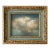 Contemporary Cloud Oil Painting in Vintage Painted Frame For Sale
