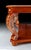 Handcrafted in Italy, this square coffee table features a beautifully inlaid burl veneer top with decorative detailing and...