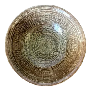 Antique Korean Ceramic Buncheong Bowl Joseon Dynasty