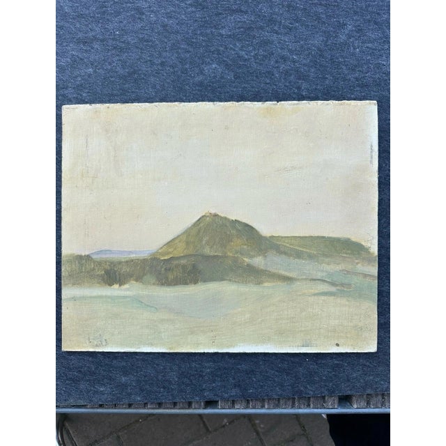 Möller Theo, Rhön, Fulda, Bieberstein Castle, Schakau 1938, Oil on Cardboard For Sale - Image 13 of 13