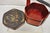 Mid 20th Century Vintage Chinese Black & Red Lacquer Floral Painted Lidded Wooden Tea Caddy Box For Sale - Image 5 of 11
