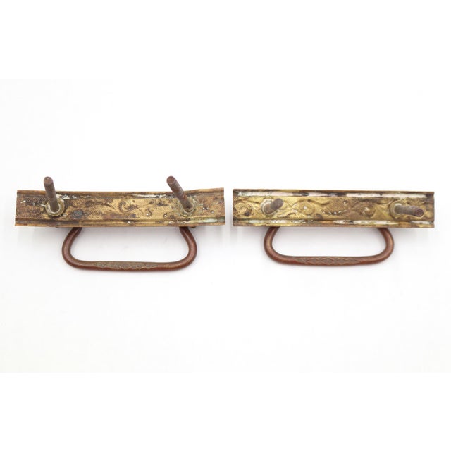 Pair of Victorian 4 In. Brass Bail Drawer Pulls For Sale - Image 6 of 6