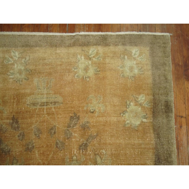 Vintage Turkish Caramel Rug For Sale - Image 4 of 6