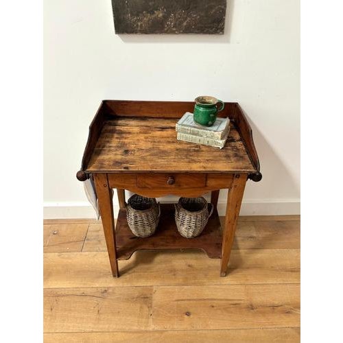 Early 20th Century Beech Washstand For Sale - Image 5 of 7