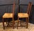 Pair of Early 19th Century Italian Rustic Neoclassical Side Chairs For Sale - Image 4 of 8