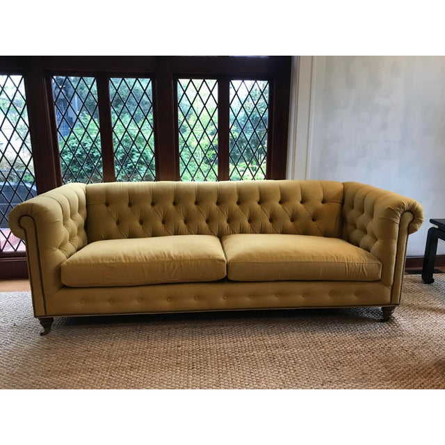 Anthropologie Lyre Chesterfield Sofa Sold Individually for 1500 Each