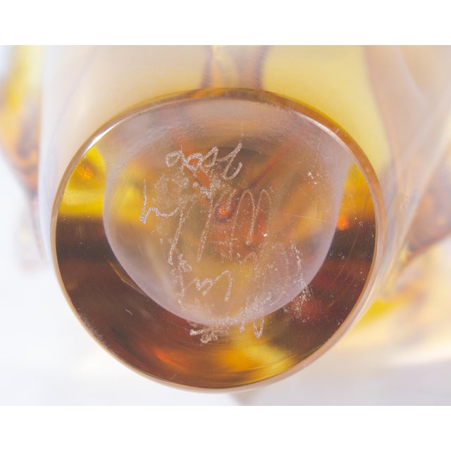 Glass 2006 Art Glass Vase by Steven Webber For Sale - Image 7 of 7