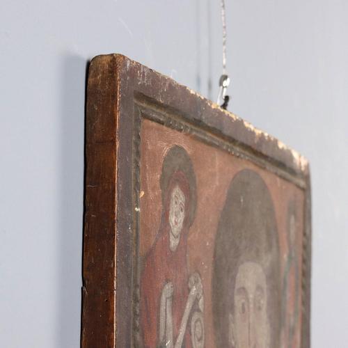 Icon of Saint Nicholas, Early 1800s, Tempera on Panel For Sale - Image 10 of 12