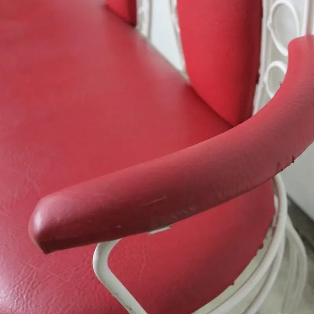 Vintage Metal Bench Set with Two Chairs, Set of 3 For Sale - Image 6 of 18