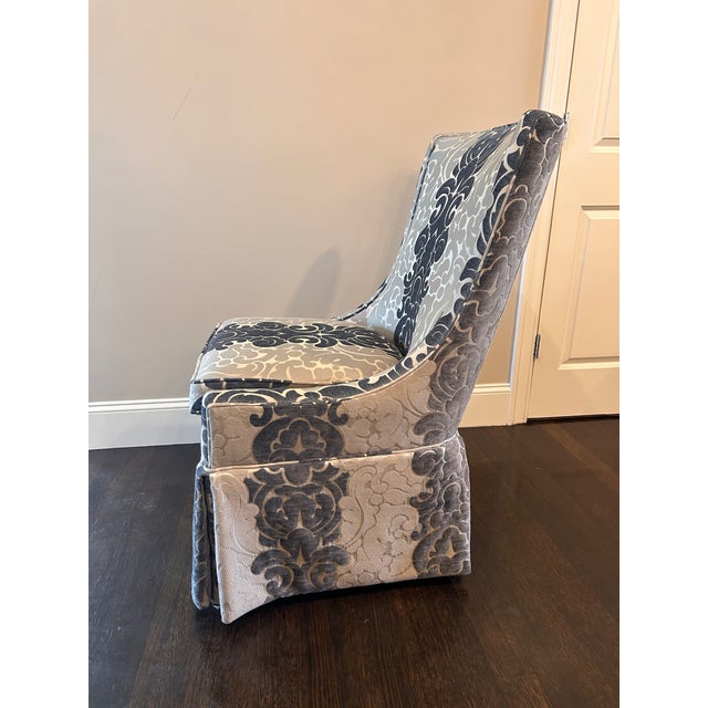 Pearson Upholstered Dining Skirted Chair by Pearson For Sale - Image 4 of 7