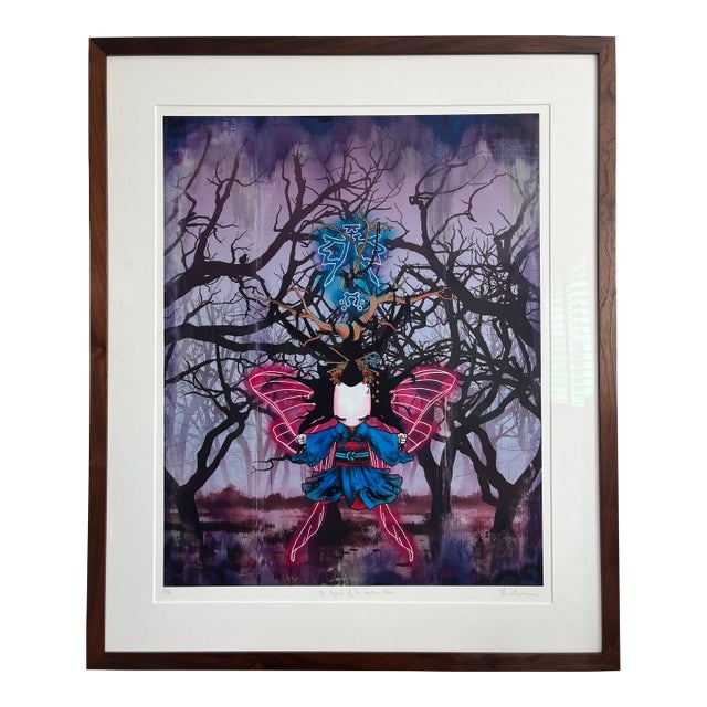 "The Legend of Koukuu Moon", Rare Hand Signed Limited Edition 46/50 by Tom Lewis For Sale