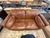Early 21st Century Italian Cognac Leather Sofa For Sale In San Francisco - Image 6 of 12