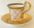 Antique Austrian Royal Vienna Cup and Saucer With Lion Head Terminal Handle For Sale - Image 4 of 12