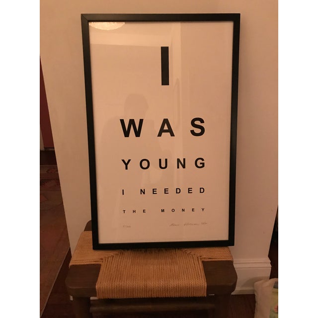 Eye Chart I Was Young I Needed The Money 