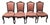 1980s Pink Kindel Mahogany French Regency Dining Chair Set For Sale
