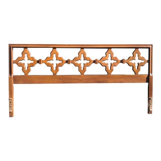 1970s Mid-Century Modern King Size Headboard For Sale