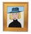 Original French Blonde Mademoiselle Portrait Painting Black Hat Including Antiqued Gold Wood Frame For Sale - Image 9 of 9